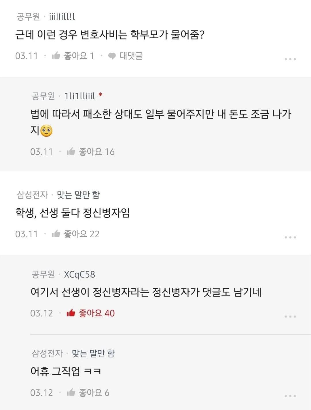 학부모와의 소송에서 승리한 교사… 누가 더 잘못했는가